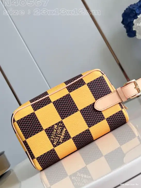 AAA Replica Ru VUITTON bag-23*13*12CM LOUIS KIT DOPP LOCKER 0605